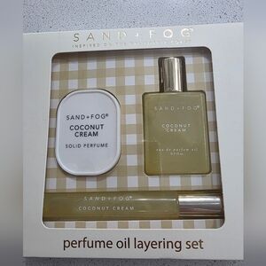 Sand + Fog Coconut Cream Perfume Oil Layering Set